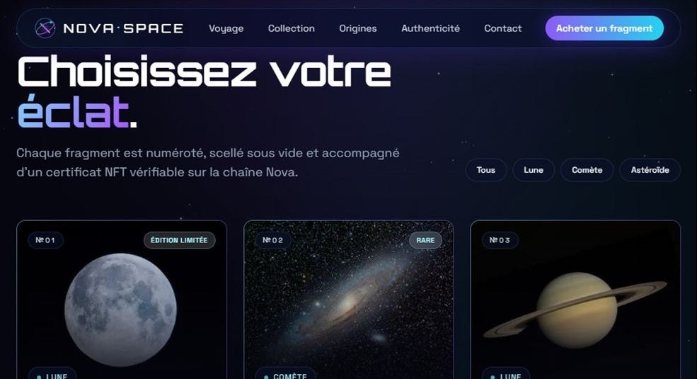 Nova Space — la collection
